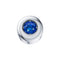ELEMENTO PUNTO ORO BIANCO CON ZAFFIRO DCHZ4130