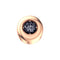 ELEMENTO PUNTO ORO ROSA CON DIAMANTE NERO DCHF4134