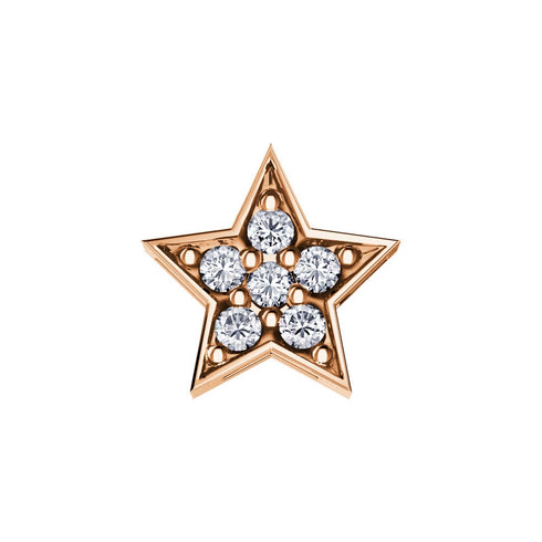 ELEMENTO SINGLE COMETA ORO ROSA E DIAMANTI DCHF6574