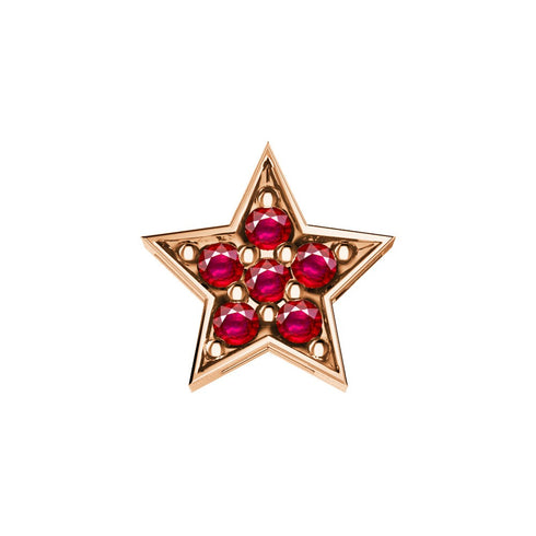 ELEMENTO SINGLE COMETA ORO ROSA E RUBINI DCHR6575