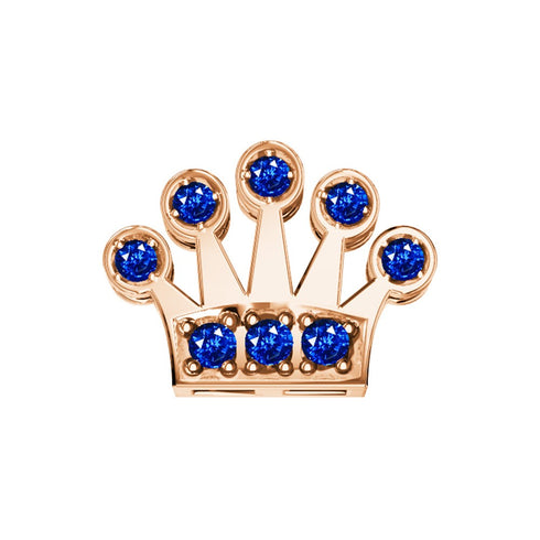 ELEMENTO SINGLE CORONA ORO ROSA E ZAFFIRI DCHZ6560