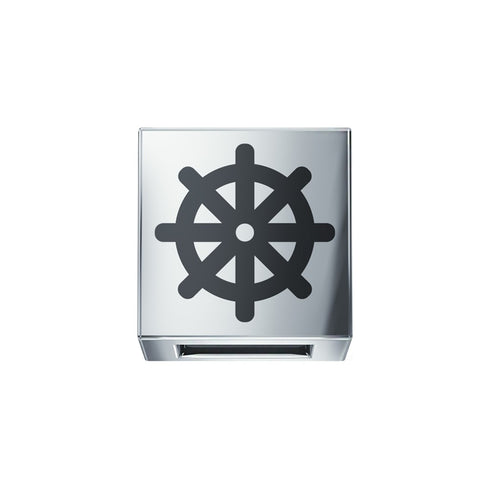 ELEMENTO TIMONE IN ORO BIANCO E SMALTO DCHF3449