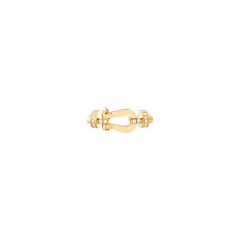 FIBBIA FORCE 10 IN ORO GIALLO E DIAMANTI MODELLO MEDIO 0B0070