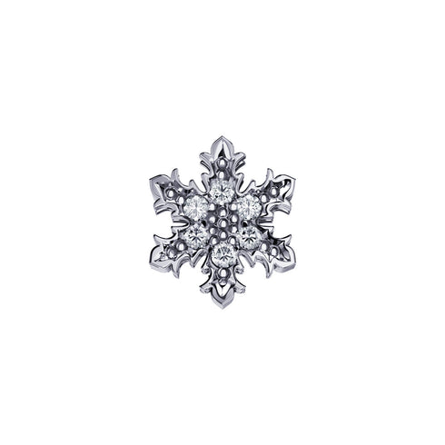 FIOCCO DI NEVE IN ORO BIANCO E DIAMANTI DCHF6541