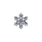 FIOCCO DI NEVE IN ORO BIANCO E DIAMANTI DCHF6541