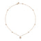 Flora necklace in 18kt pink gold and diamonds YBB702393001
