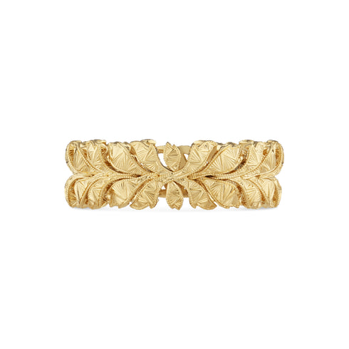 Flora ring in 18kt yellow gold and diamonds YBC702376002