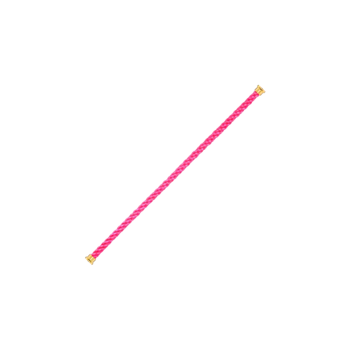 FRED CABLE ROSA NEON PER BRACCIALE MODELLO LARGE IN ORO GIALLO 6B0208