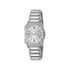 G-Flat 30mm stainless steel case, Silver galvanized dial with roman indexes at 12 and 6 o’ clock and date at 3 o'clock, Stainless steel bracelet YA166504