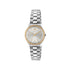 G-Timeless 29 mm stainless steel case, pink gold-plated bezel, silver dial, stainless steel bracelet, quartz movement YA1265070