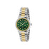 G-Timeless With Bee Motif 32 mm steel case, malachite stone dial with yellow gold plated bees, steel and 18kt yellow gold bracelet YA1265042
