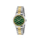 G-Timeless With Bee Motif 32 mm steel case, malachite stone dial with yellow gold plated bees, steel and 18kt yellow gold bracelet YA1265042
