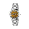G-Timeless With Bee Motif Steel case, brown tiger eye stone dial with bees, steel bracelet YA1264177