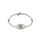 GG Marmont Bracelet in aged sterling silver with Double G detail YBA627749001