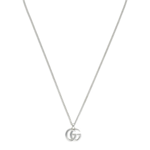 GG Marmont GG Marmont necklace with gourmette chain in sterling silver YBB814914001