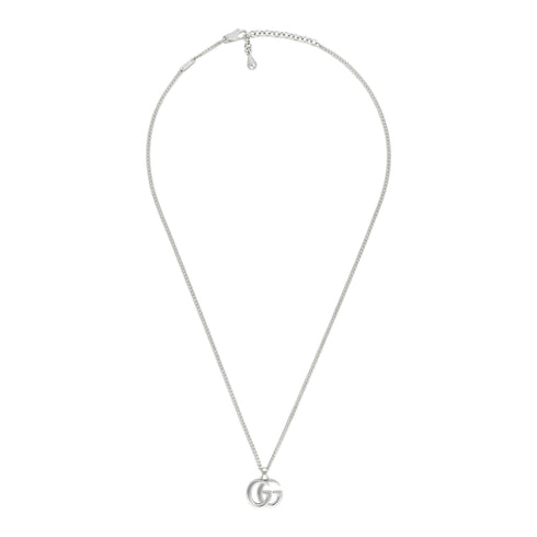 GG Marmont GG Marmont necklace with gourmette chain in sterling silver YBB814914001