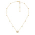 GG Running necklace in 18kt yellow gold and diamonds YBB481624001
