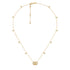 GG Running necklace in 18kt yellow gold and diamonds YBB481624001