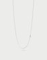 GIROCOLLO BASE CON CATENA A MAGLIA DIAMANTATA RODIO GRZ018BASERH