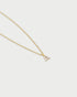 GIROCOLLO CATENA E LETTERA ZIRCONI BIANCHI ORO ROSA / C GRZ011INIZC