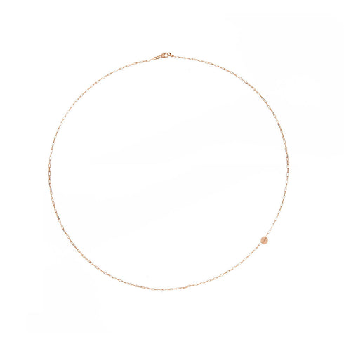 GIROCOLLO CATENA MAGLIA ALLUNGATA SOTTILE GRZ007BASE02