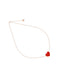 GIROCOLLO CUORE MEDIO SMALTO ROSSO GC16215