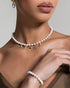 GIROCOLLO PERLA E ZIRCONI MILKY ROSA CBLGR13C1