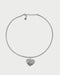 GIROCOLLO RIGIDO CUORE BOLD SMALL RODIO GR033M6RH