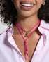 GIROCOLLO SOFT CORD CRAVATTA TURCHESE CBLGRTS5C5