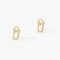 GOLD MOVE UNO STUD EARRINGS 12305-YG