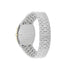 Gucci 25H 38mm stainless steel and 18 kt yellow gold plated multi layered case, golden brass dial with GG, five links stainless steel bracelet YA163405