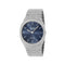 Gucci 25H 40 mm stainless steel multi layered case, blue dial with, five link stainless steel bracelet YA163321