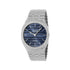Gucci 25H 40 mm stainless steel multi layered case, blue dial with, five link stainless steel bracelet YA163321