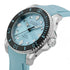 Gucci Dive 36 MM STAINLESS STEEL CASE
BLACK CERAMIC BEZEL
LIGHT BLUE DIAL
LIGHT BLUE RUBBER BRACELET
SELF-WINDING MOVEMENT YA136409