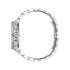 Gucci Dive 40 mm steel case, silver dial, grey bezel, steel bracelet, screw-down crown and case back YA136354