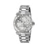 Gucci Dive 40 mm steel case, silver dial, grey bezel, steel bracelet, screw-down crown and case back YA136354