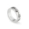 Gucci Ghost ring in shiny aged sterling silver YBC477339001
