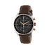 Gucci Interlocking 41 MM STAINLESS STEEL CASE
PINK GOLD-PLATED BEZEL COVERED BY BLACK CERAMIC
BLACK DIAL
BROWN LEATHER STRAP
QUARTZ MOVEMENT WITH CHRONOGRAPH FUNCTION YA142335