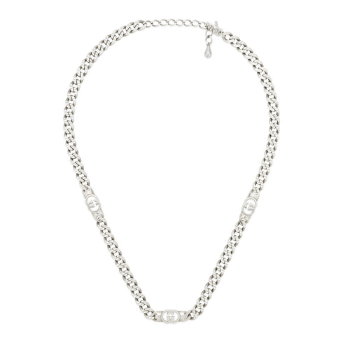 Gucci Interlocking Chain Necklace Gucci Interlocking in 925 sterling silver, 45-50 cm YBB853967001