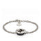 Gucci Interlocking Gucci Interlocking bracelet in sterling silver and black crystals YBA876227001