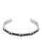 Gucci Interlocking Gucci Interlocking cuff bracelet in sterling silver, black crystals and enamel YBA876231001