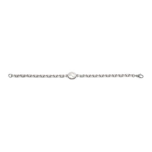Gucci Interlocking Interlocking G bracelet in sterling silver YBA796351001
