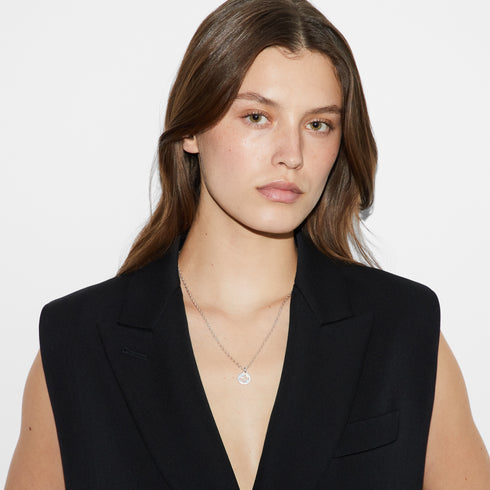 Gucci Interlocking Interlocking G necklace in sterling silver_45/50cm YBB796355001