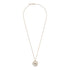 Gucci Interlocking Necklace in pink gold, mop, diamonds GG pavé YBB786777001