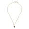 Gucci Interlocking Necklace in yellow gold, onyx and diamond YBB789340001