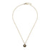 Gucci Interlocking Necklace in yellow gold, onyx and diamond YBB789340001