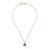 Gucci Interlocking Necklace in yellow gold, onyx and diamond YBB789340001