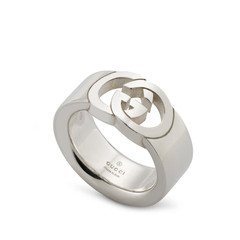 Gucci Interlocking Ring Gucci Interlocking in 925 sterling silver (8mm) YBC854258001