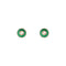 Gucci Interlocking Stud earrings in pink gold and green agate YBD786554002