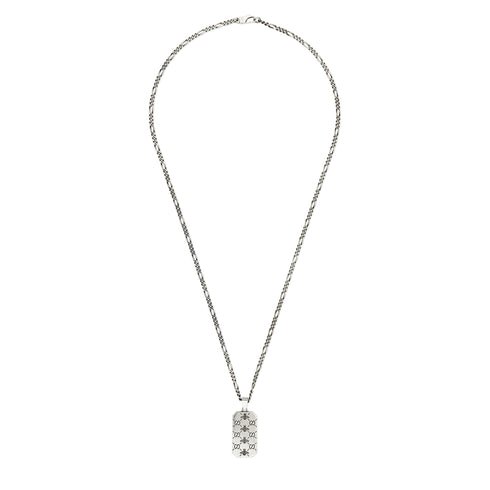 Gucci Signature Necklace with tag in sterling silver with bee and Double G motif YBB728265001